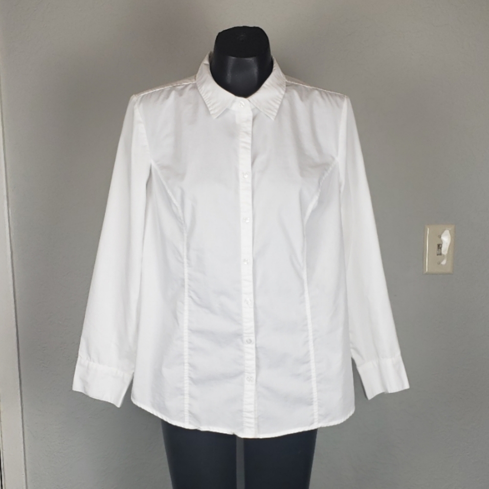George White Button Up Shirt
